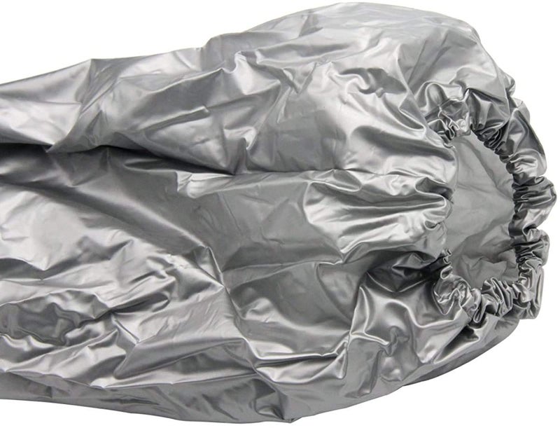 XINSHUN Sweat Sauna Suits Weight Loss Gym Exercise for Men and Women (Silver XX-large) - Image 3
